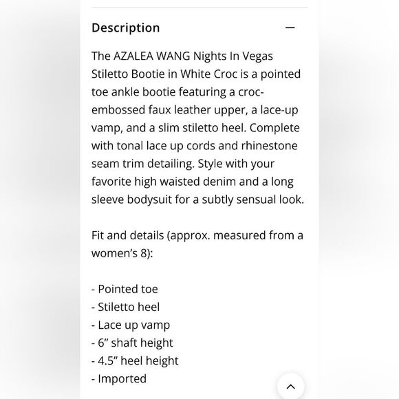 Azalea Wang Nights In Vegas Whitecroc Stiletto Boot,NIB - Picture 3 of 8